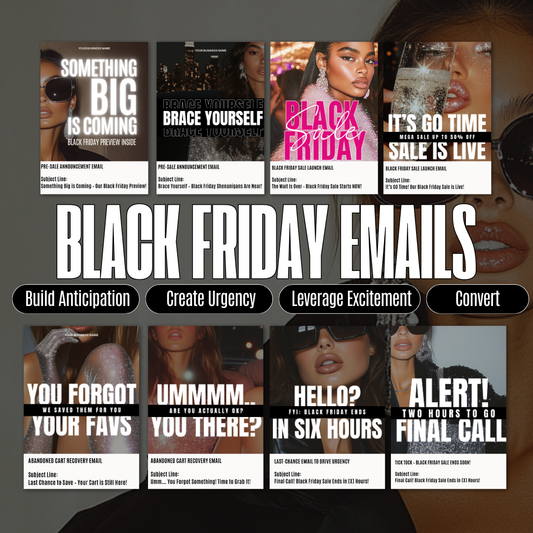 Done For You BLACK FRIDAY EMAILS