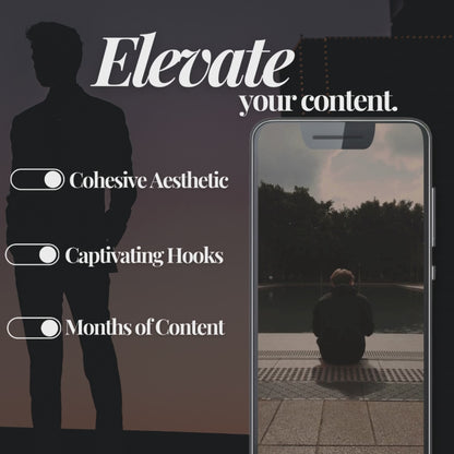 Men's Faceless Lifestyle Reels With Hooks & Videos